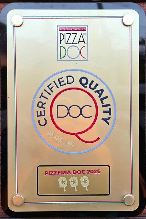 Pizza DOC 2026 Certification
